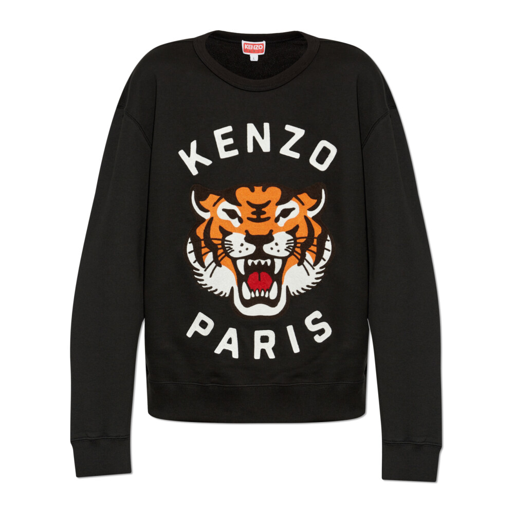 Black and white kenzo sweatshirt best sale