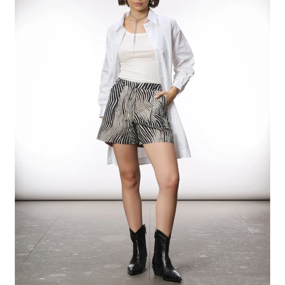 Manila Grace Short Skirts Black Dames