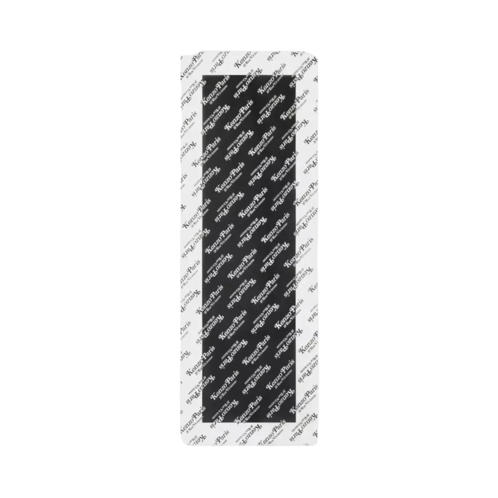 Kenzo Men's Black Monogram Cotton Scarf