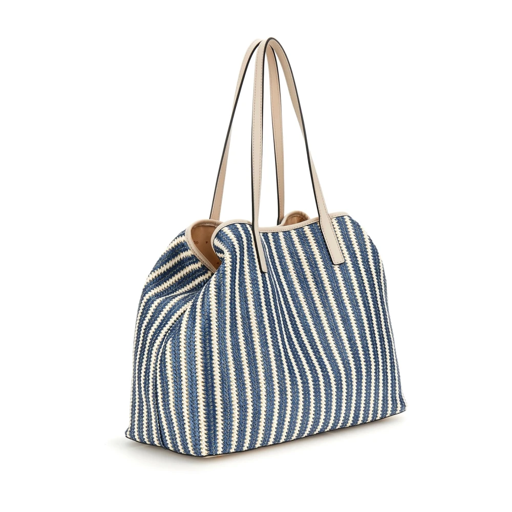 Guess 2-in-1 Shopper Tas met Rits Blue Dames