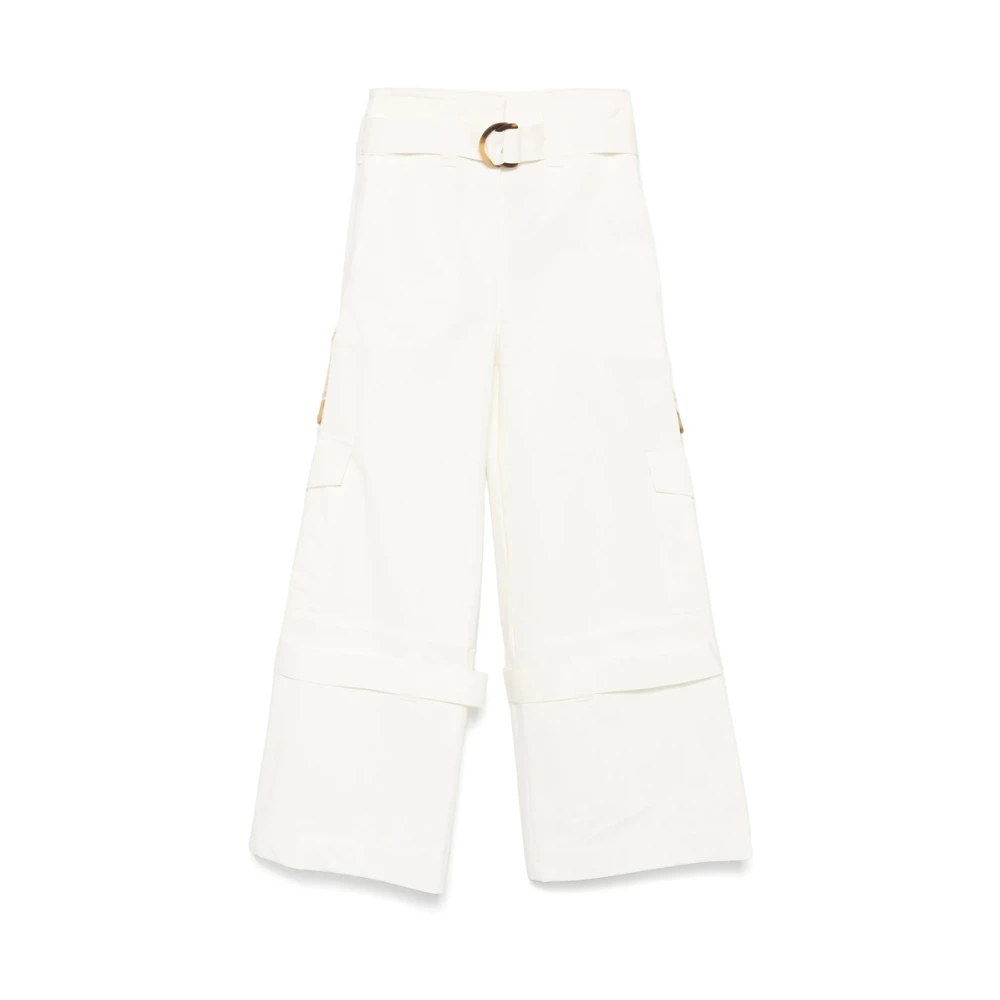 Zimmermann Witte Broek met Riem en Zakken White Dames