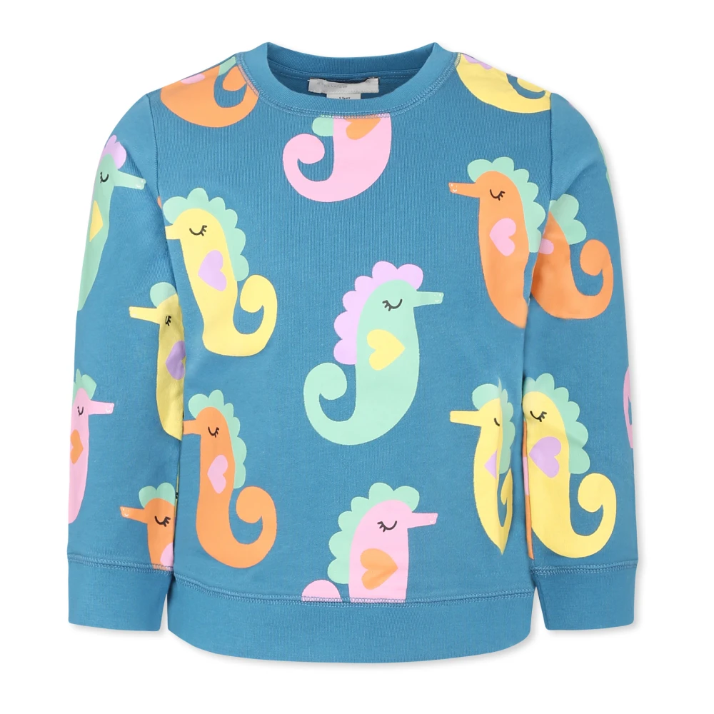 Stella Mccartney Unisex Blue Seahorse Sweatshirt