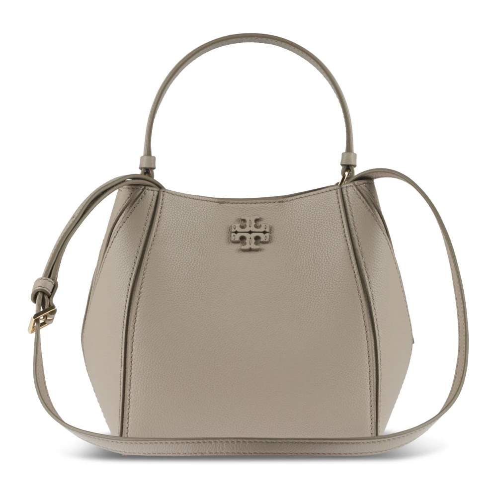 TORY BURCH Stijlvolle Bucket Bag voor Vrouwen Beige Dames