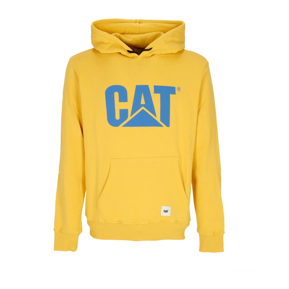 CAT Logo Hoodie Geel Streetwear Yellow Heren