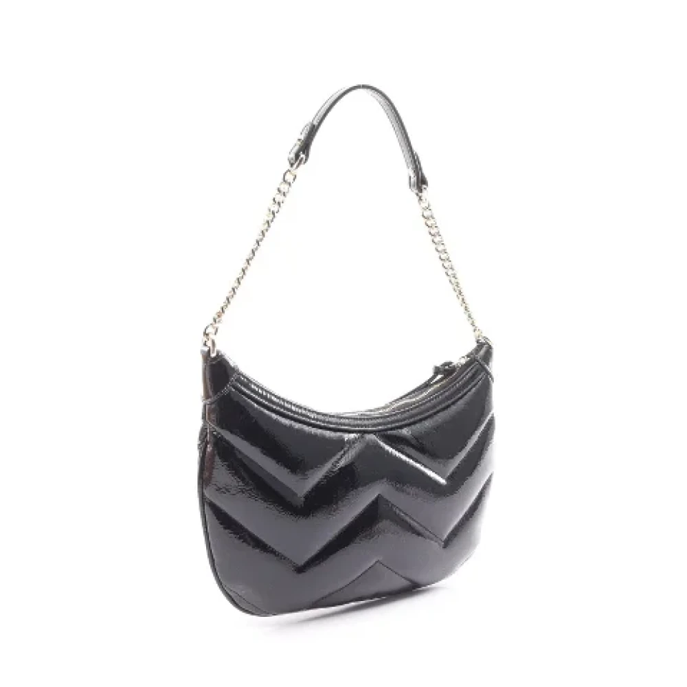 Gucci Vintage Pre-owned Leather crossbody-bags Black Dames