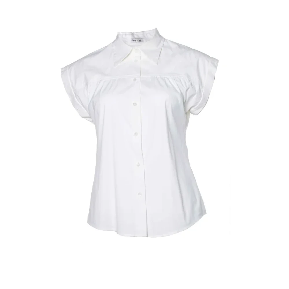 Miu Pre-owned Cotton tops White Dames