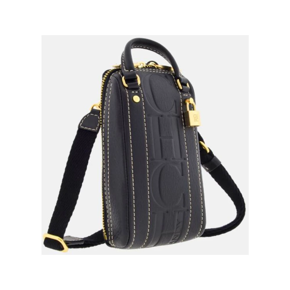 Carolina Herrera Vergrendelde Zwarte Crossbody Tas Andy 1 Black Dames