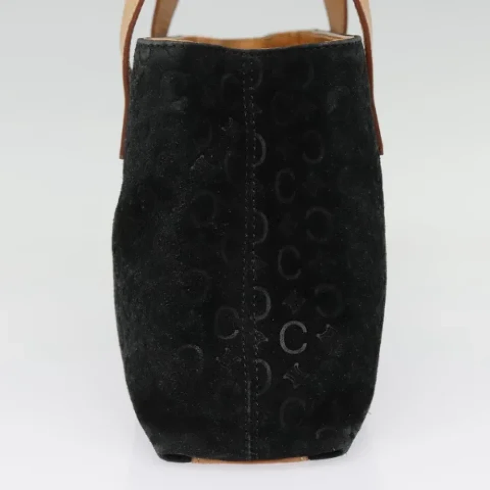 Celine Vintage Pre-owned Canvas handbags Black Dames