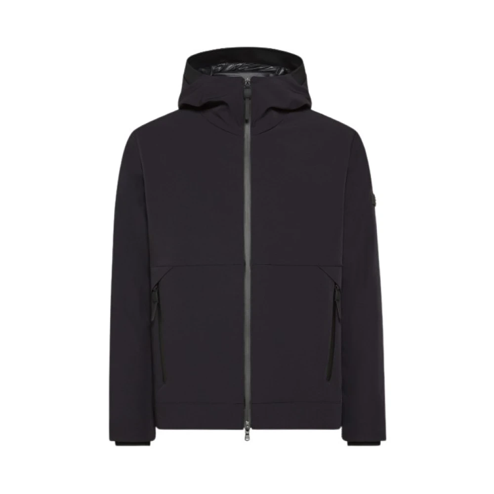 Peuterey Nylon Bomberjack met Primaloft Padding Black Heren