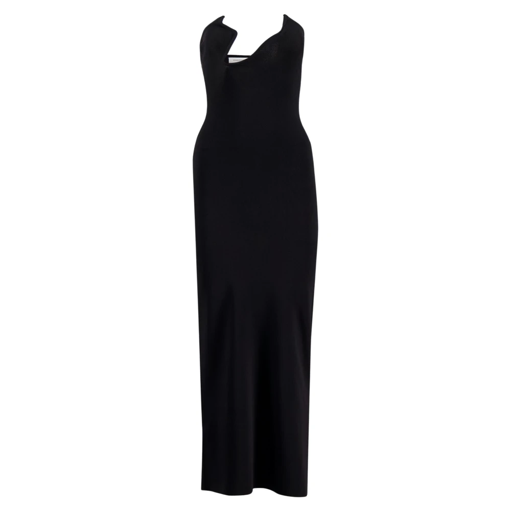 Christopher Esber Women's Black Odessa Arced Column Knit Dress - Knitted Dresses - S - Dresses