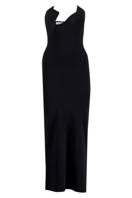 Odessa Arced Column Knit Dress