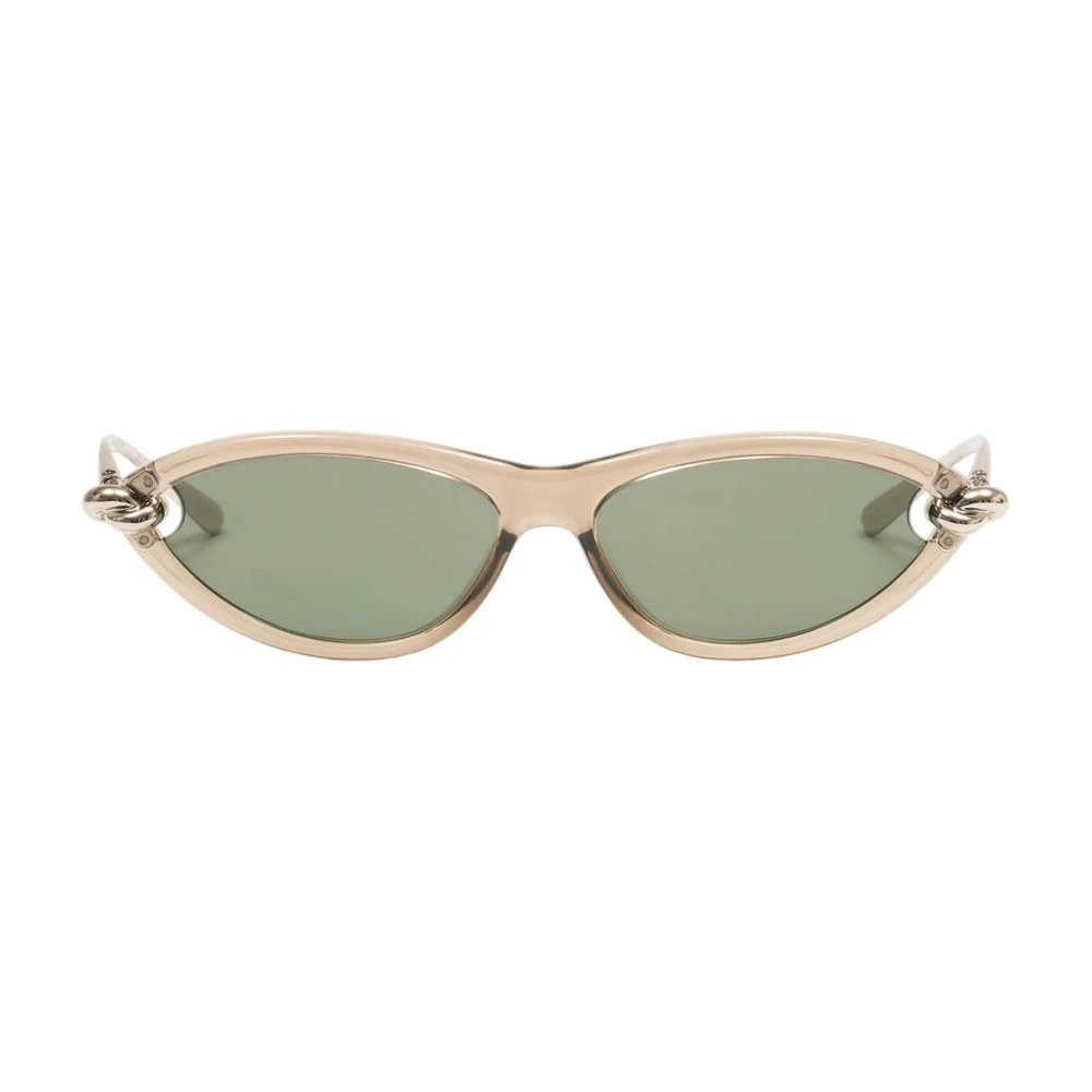 Bottega Veneta Women's Verde Donna Bv1390s 005 Occhiali Da Sole Iniettato Beige Cat Eye - Image 2