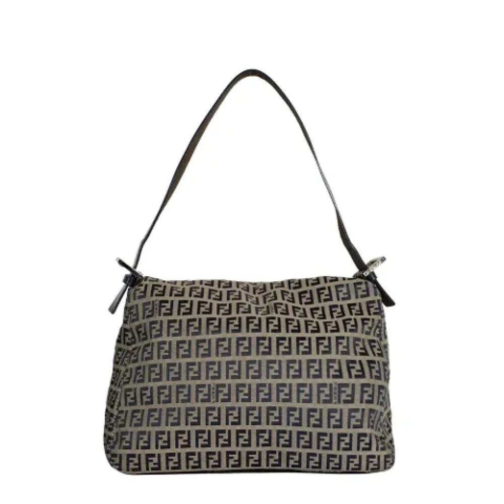 Fendi Vintage Pre-owned Canvas fendi-bags Blue Dames