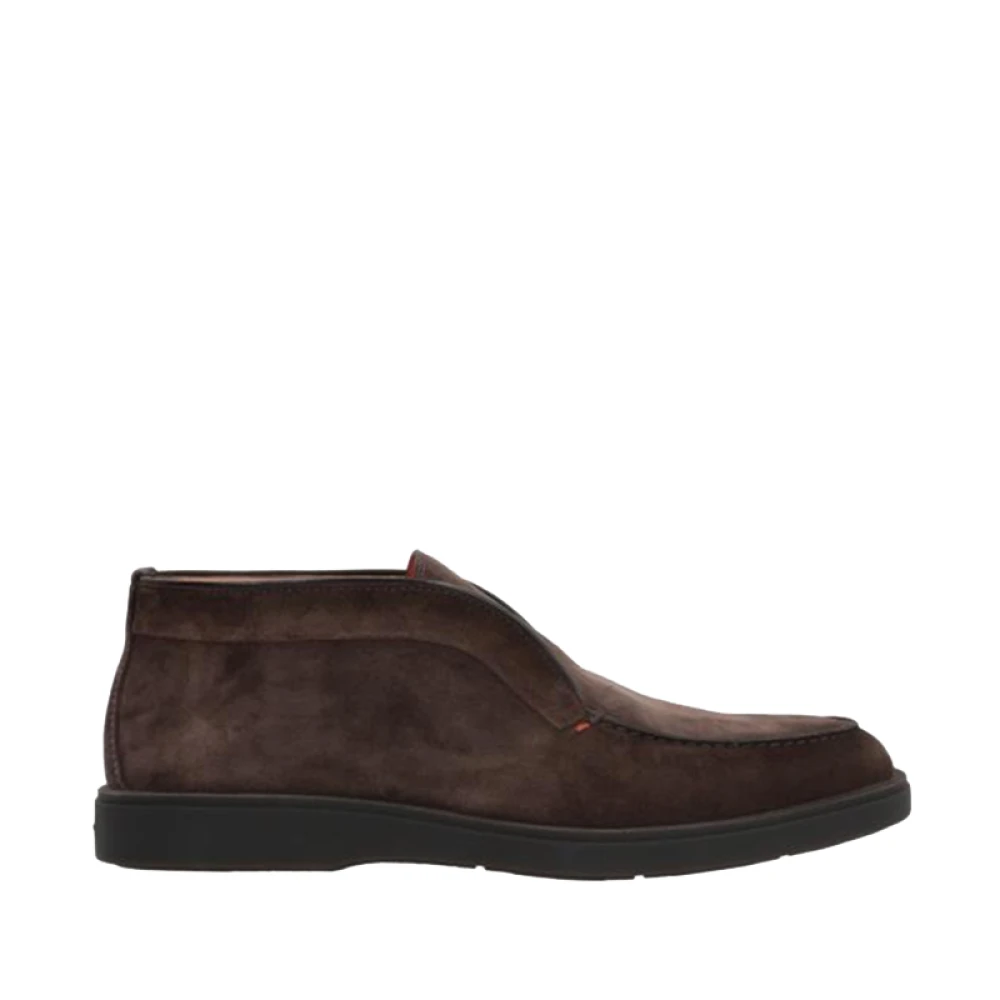 Santoni Stijlvolle Mocassins Heren Schoenen Bruin