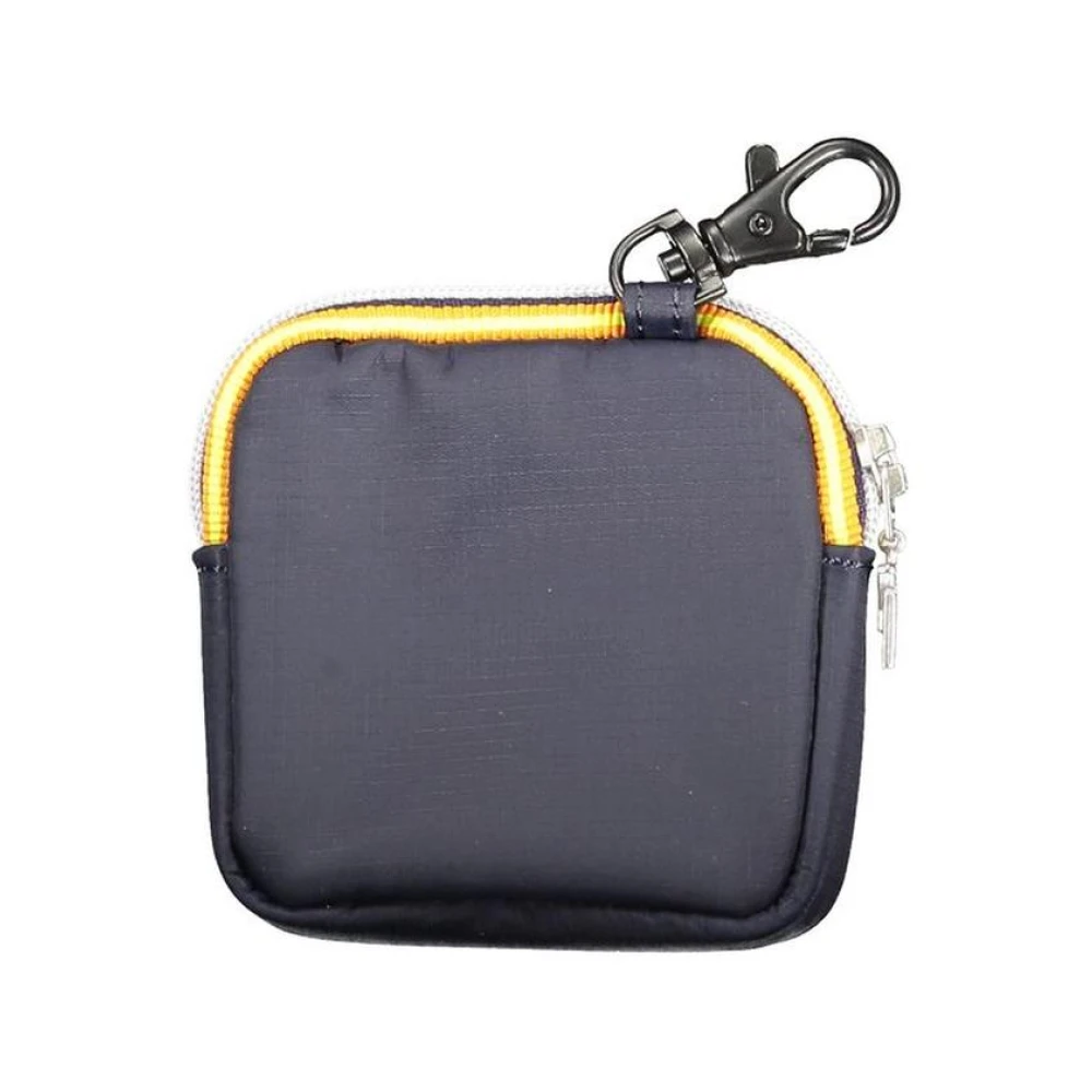K-way Blauwe Rits Portemonnee Blue Heren
