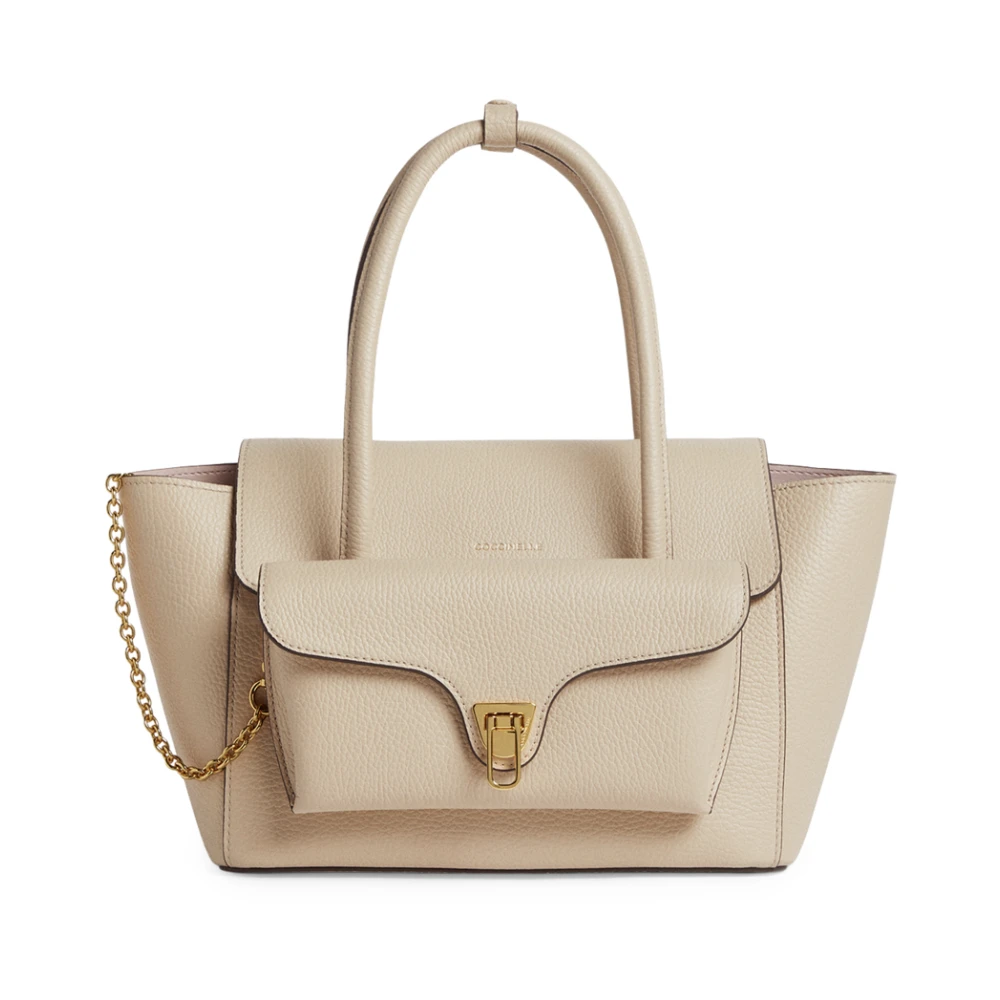 Coccinelle Women's Beige Double Beat Medium - Handbags - One Size - Bags