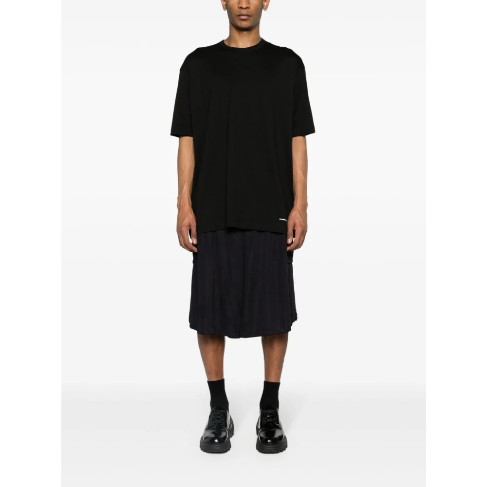 Comme des Garçons Zwart Tee Klassieke Stijl Black Heren