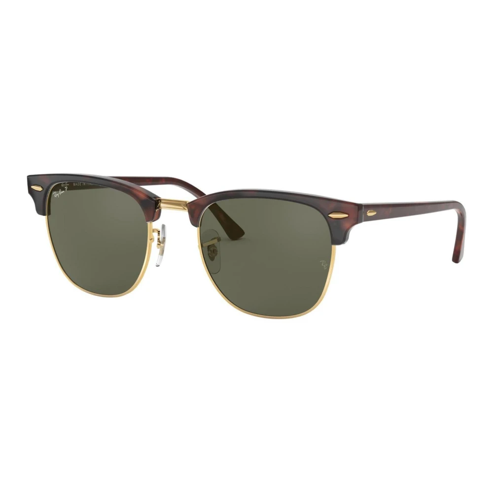 Ray - Ban Unisex G15 Ray - Ban Rb3016f Clubmaster Low Bridge Fit 990/58 Sunglasses Acetate Turtle Squared Polarized - Image 2