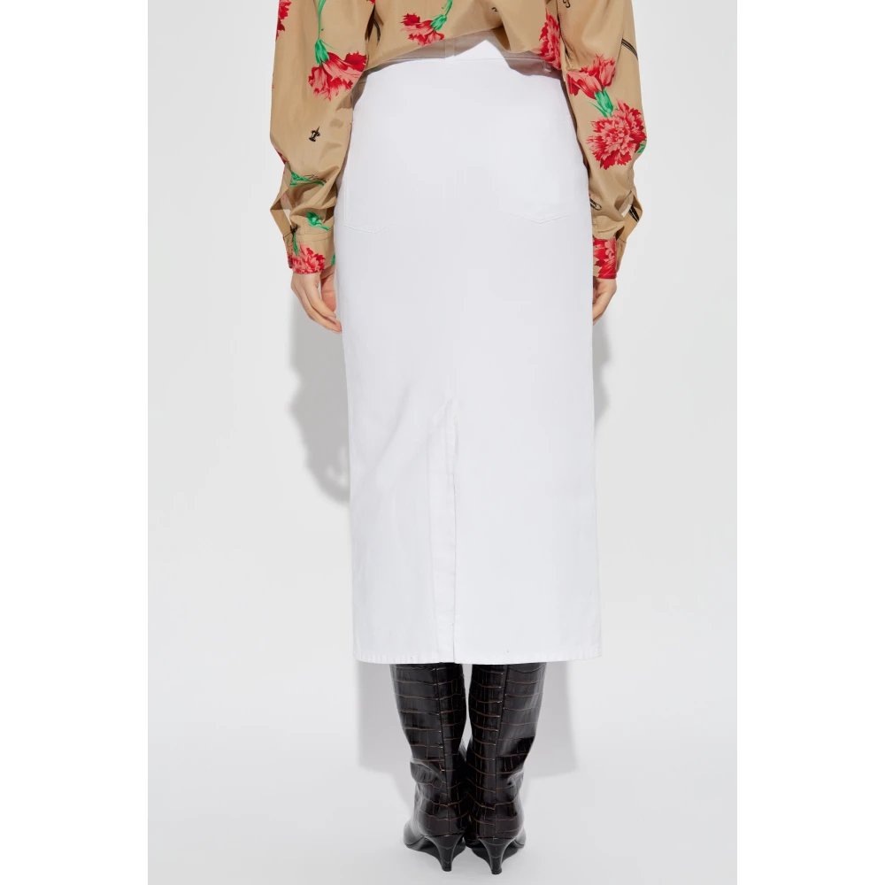 Moschino Denim rok White Dames