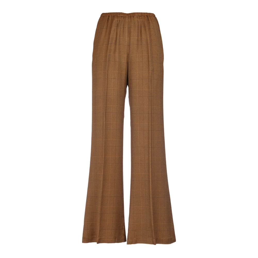 Forte Bruine Flared Broek Vrouwen Brown Dames