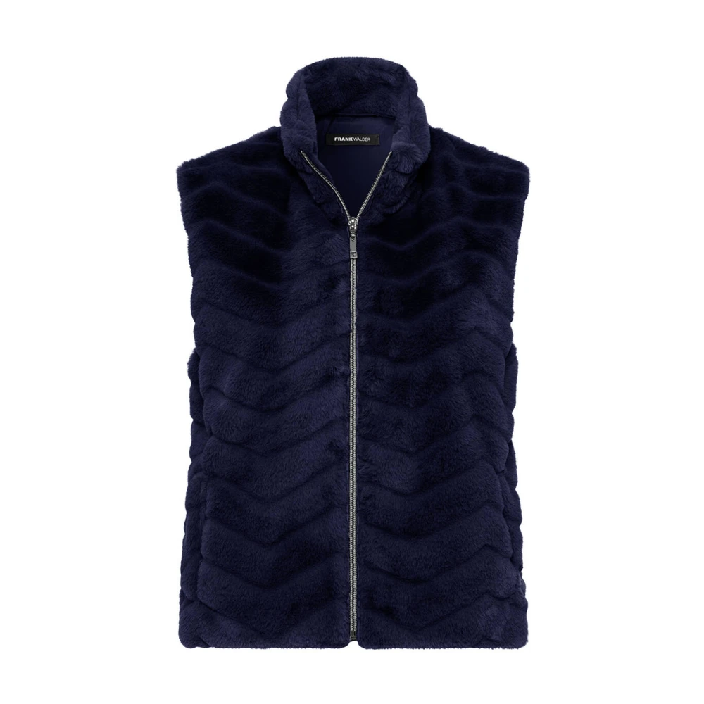 Frank Walder Stijlvolle Vest W41Weste Blue Dames