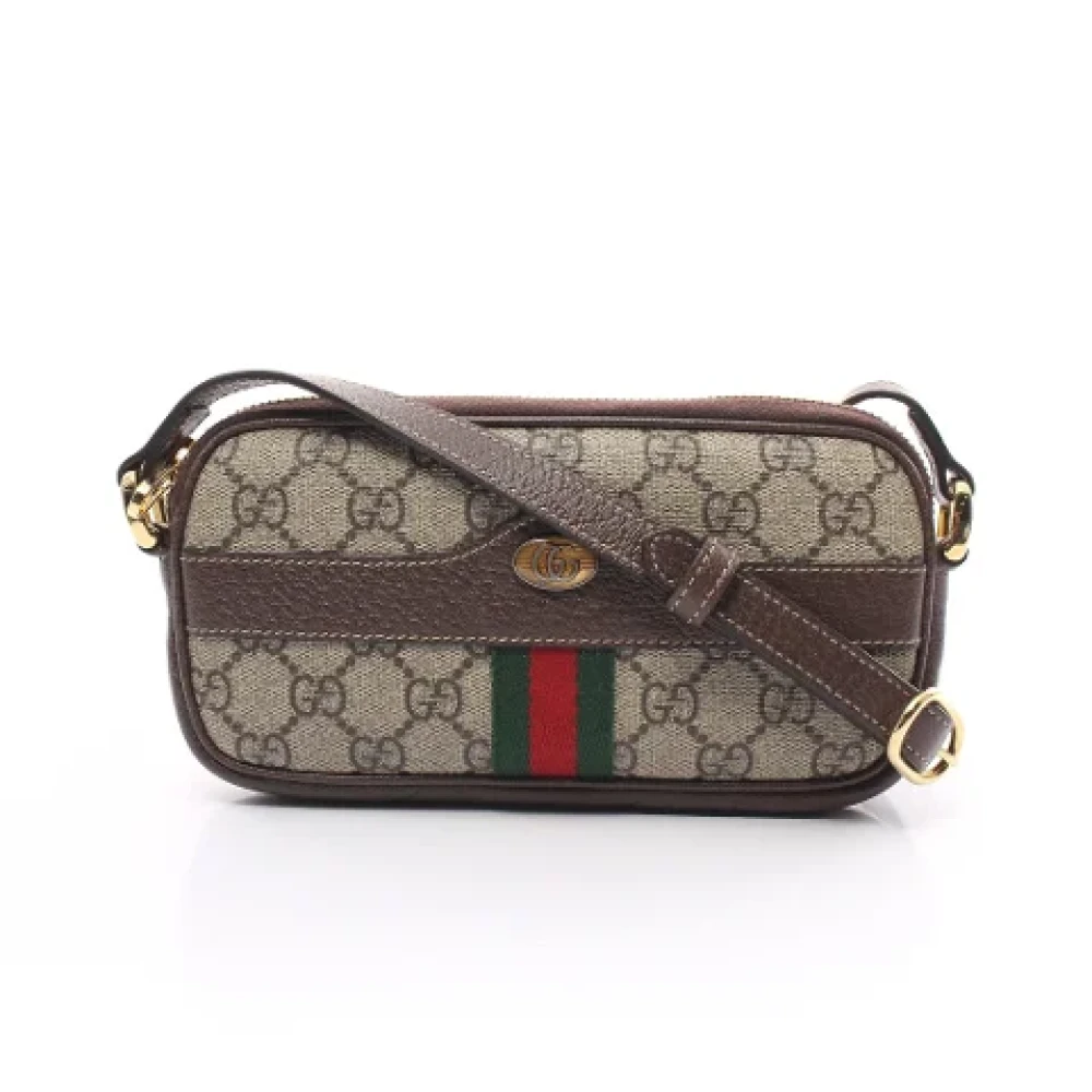 Gucci Vintage Pre-owned Leather crossbody-bags Multicolor Dames