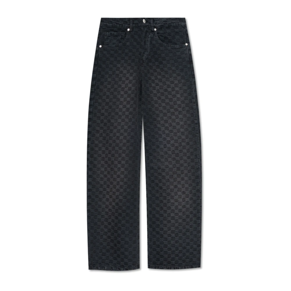 Misbhv Monogram Jeans Black Dames