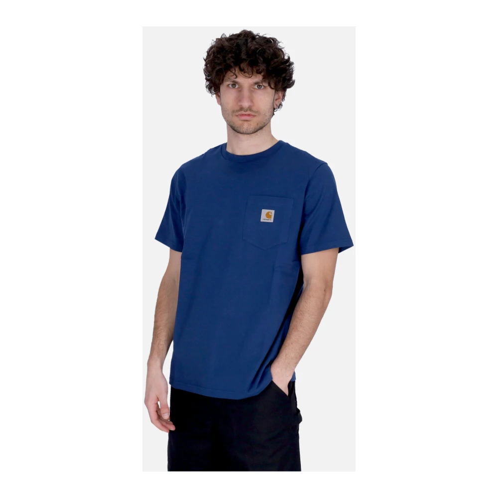 Carhartt WIP Elder Heren Zak T-shirt Blue Heren