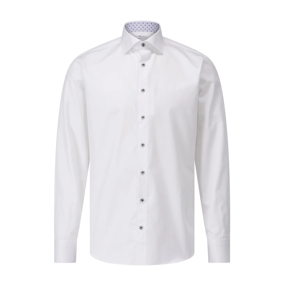 Stenströms Hombre Blanco - Camisa Casual En Diseño Azul Clásico - Shirts - M