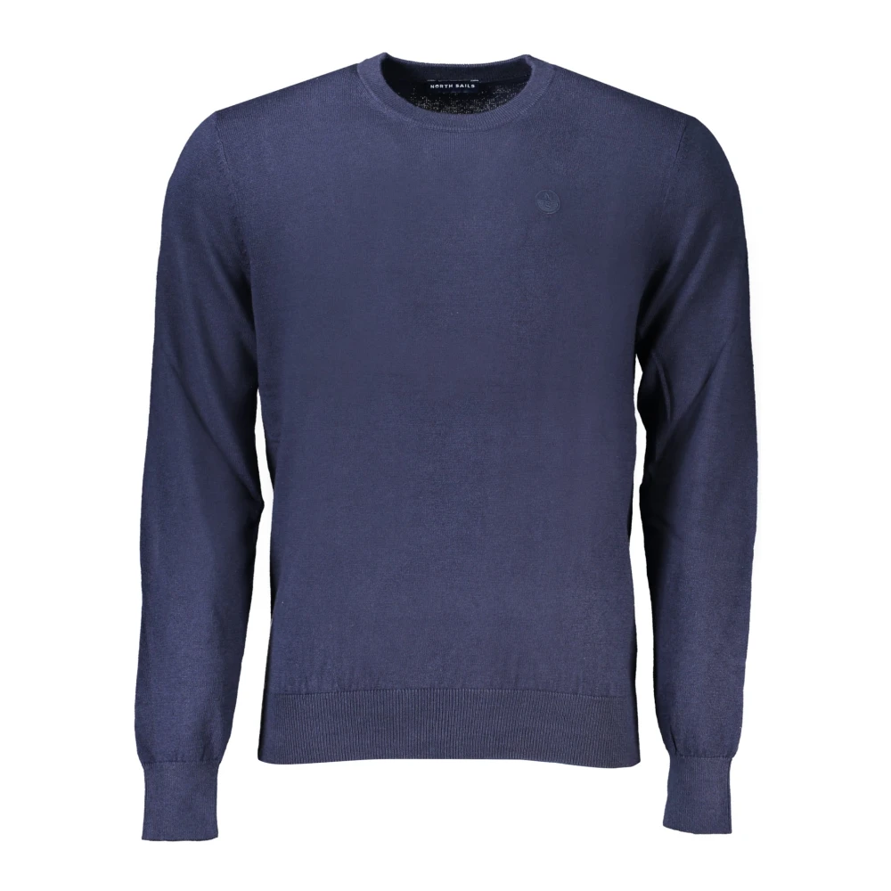 North Sails Blauwe Trui met Lange Mouwen en Logo Blue Heren