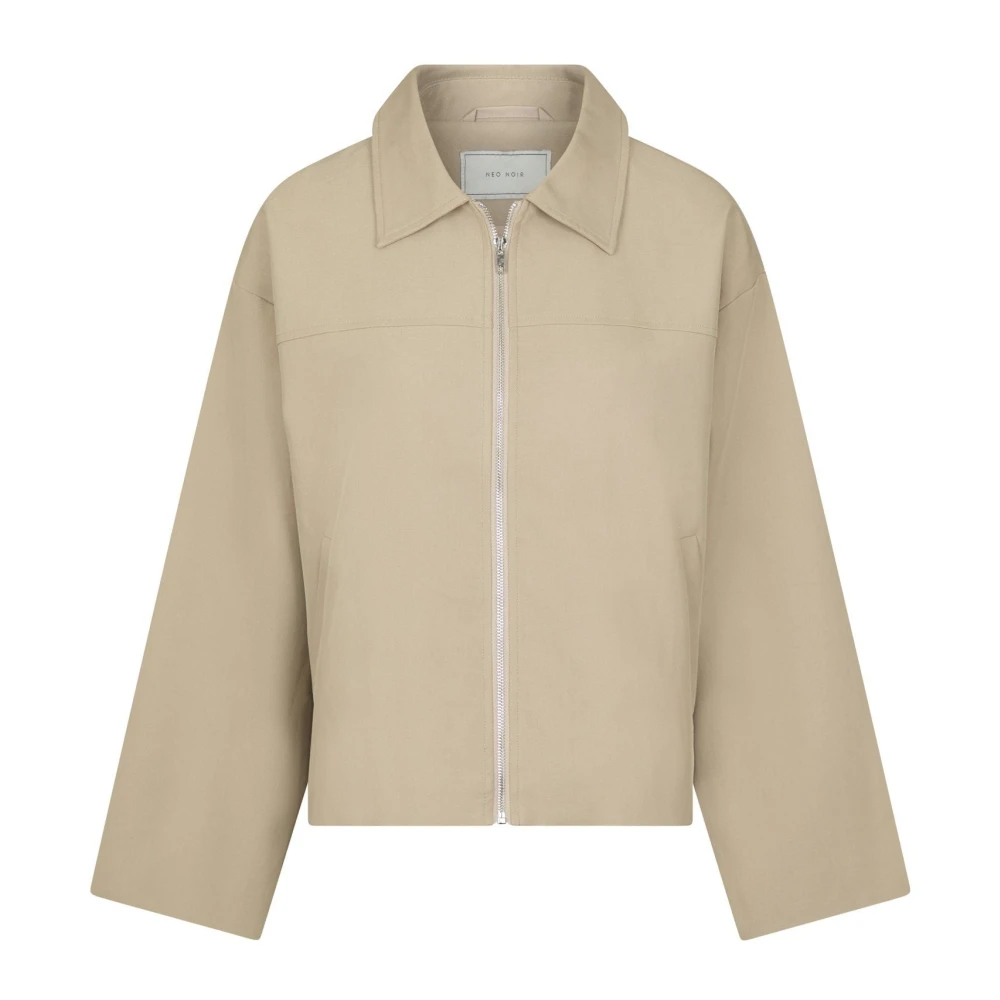 NEO NOIR Stijlvolle Titan Jacket Sand Beige Dames