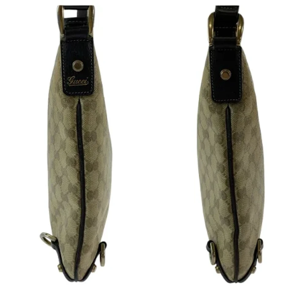 Gucci Vintage Pre-owned Canvas crossbody-bags Beige Dames