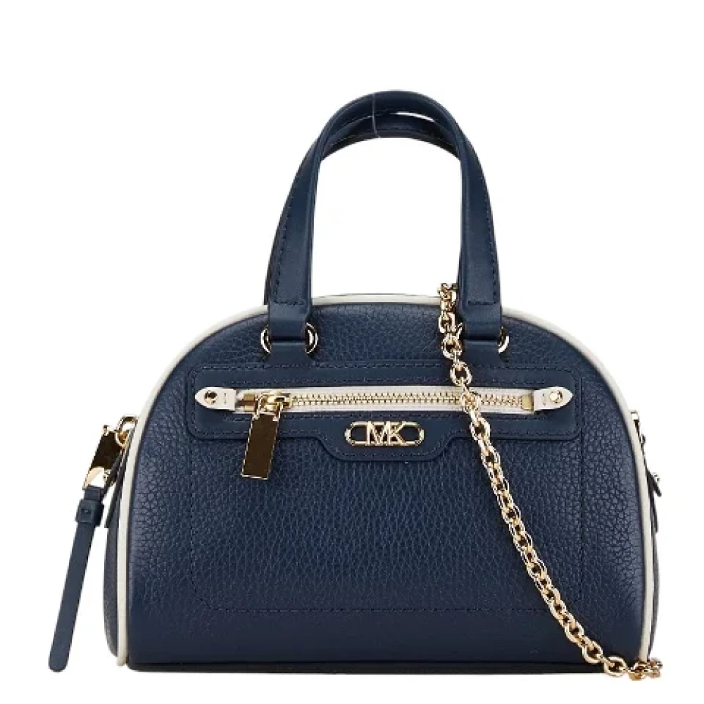 Michael Kors Pre-owned Leather handbags Blue Dames