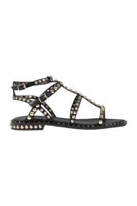 black-leather-buckle-sandals