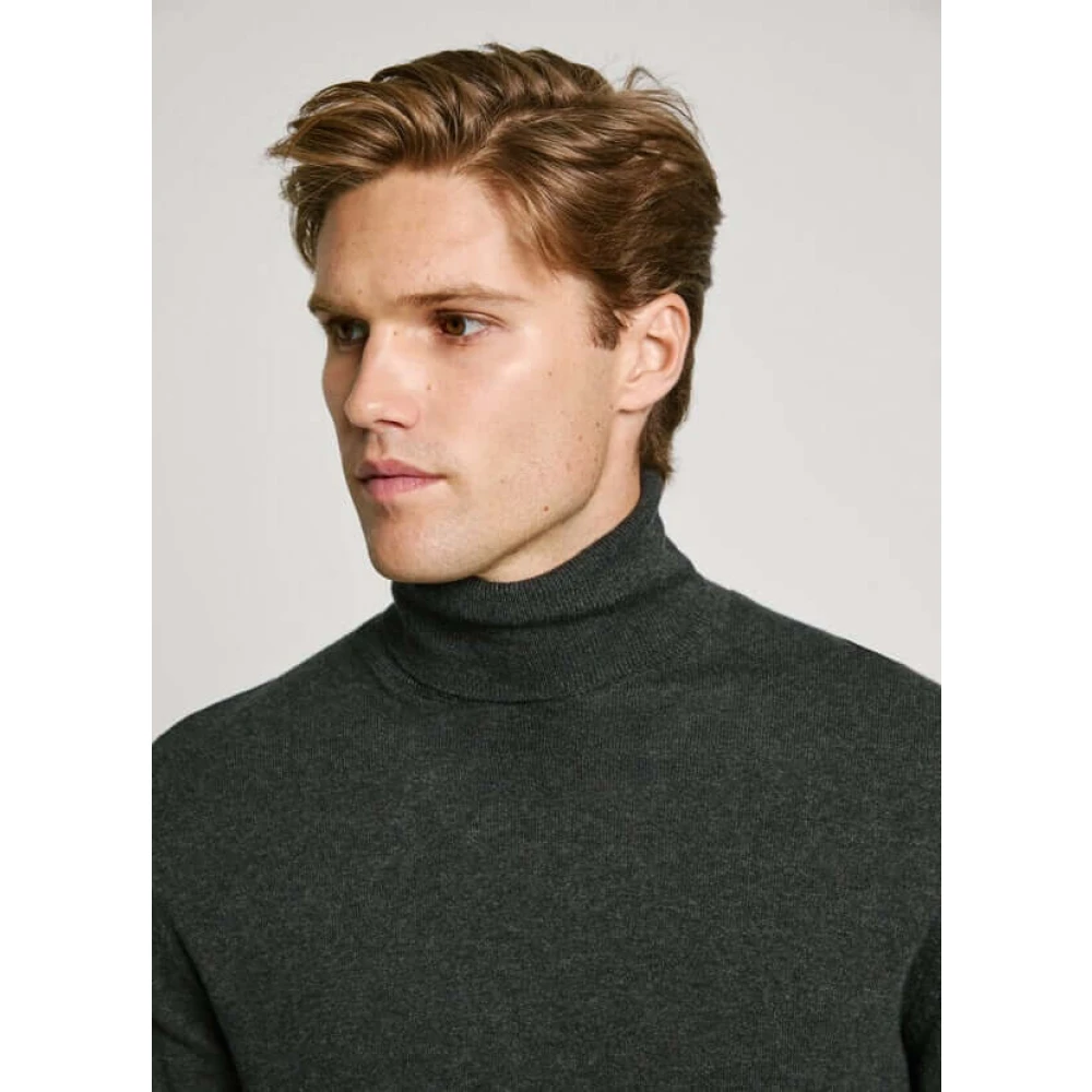 Pepe Jeans Regular Fit Hoge Hals Sweater Gray Heren