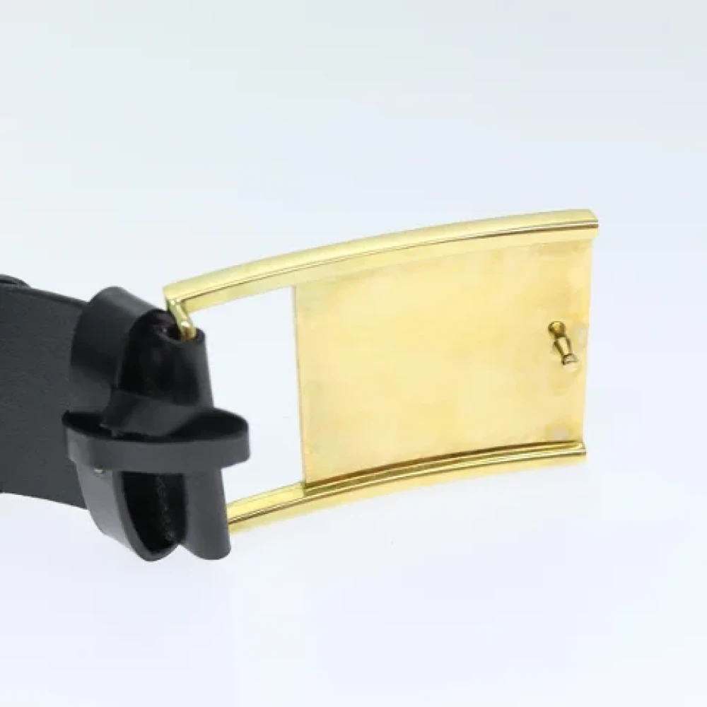 Gucci Vintage Pre-owned Leather belts Black Dames