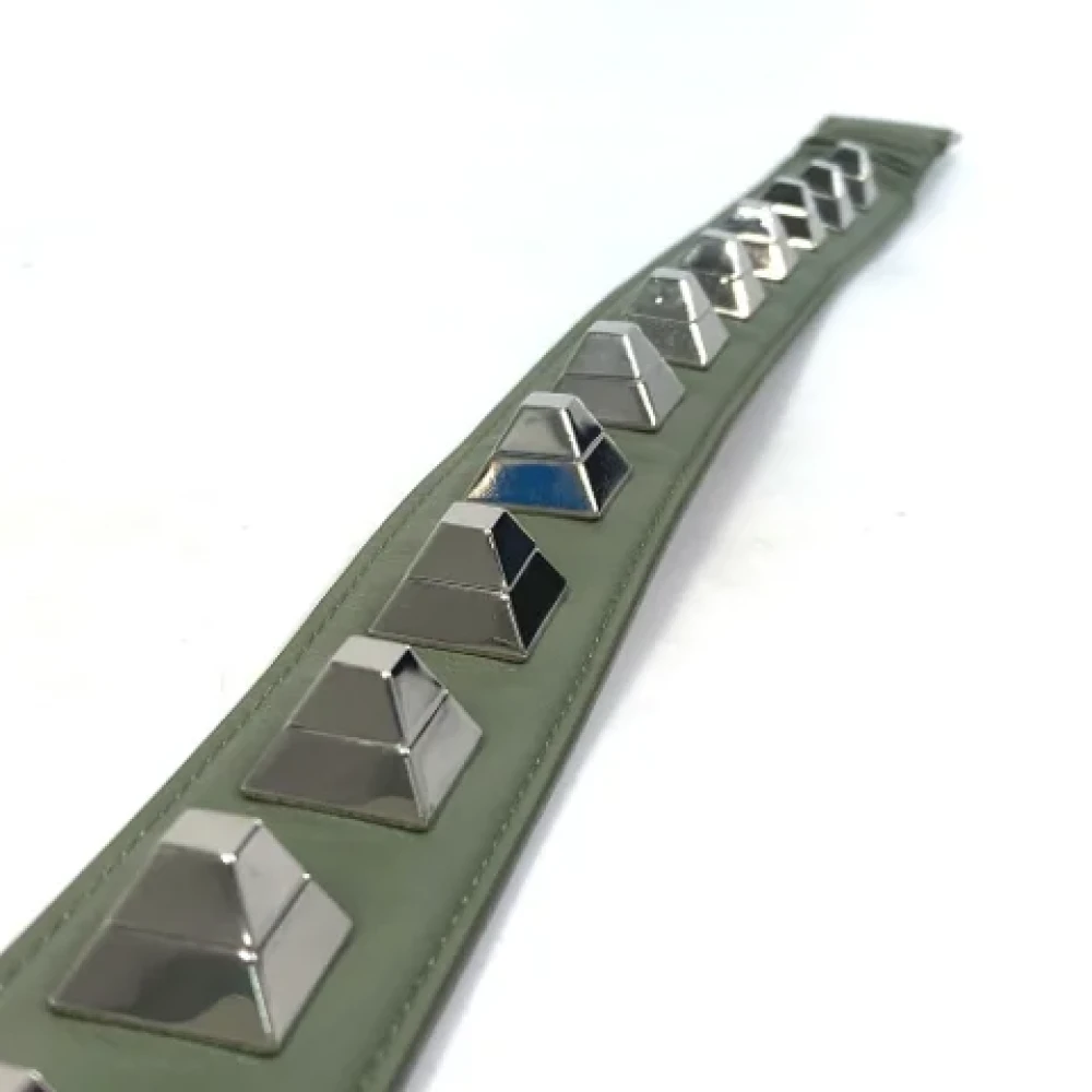 Fendi Vintage Pre-owned Leather belts Green Dames