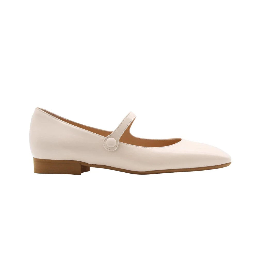 TRIWORIAE-Mary Jane-schoenen voor meisjes, zwart-witte platte schoenen