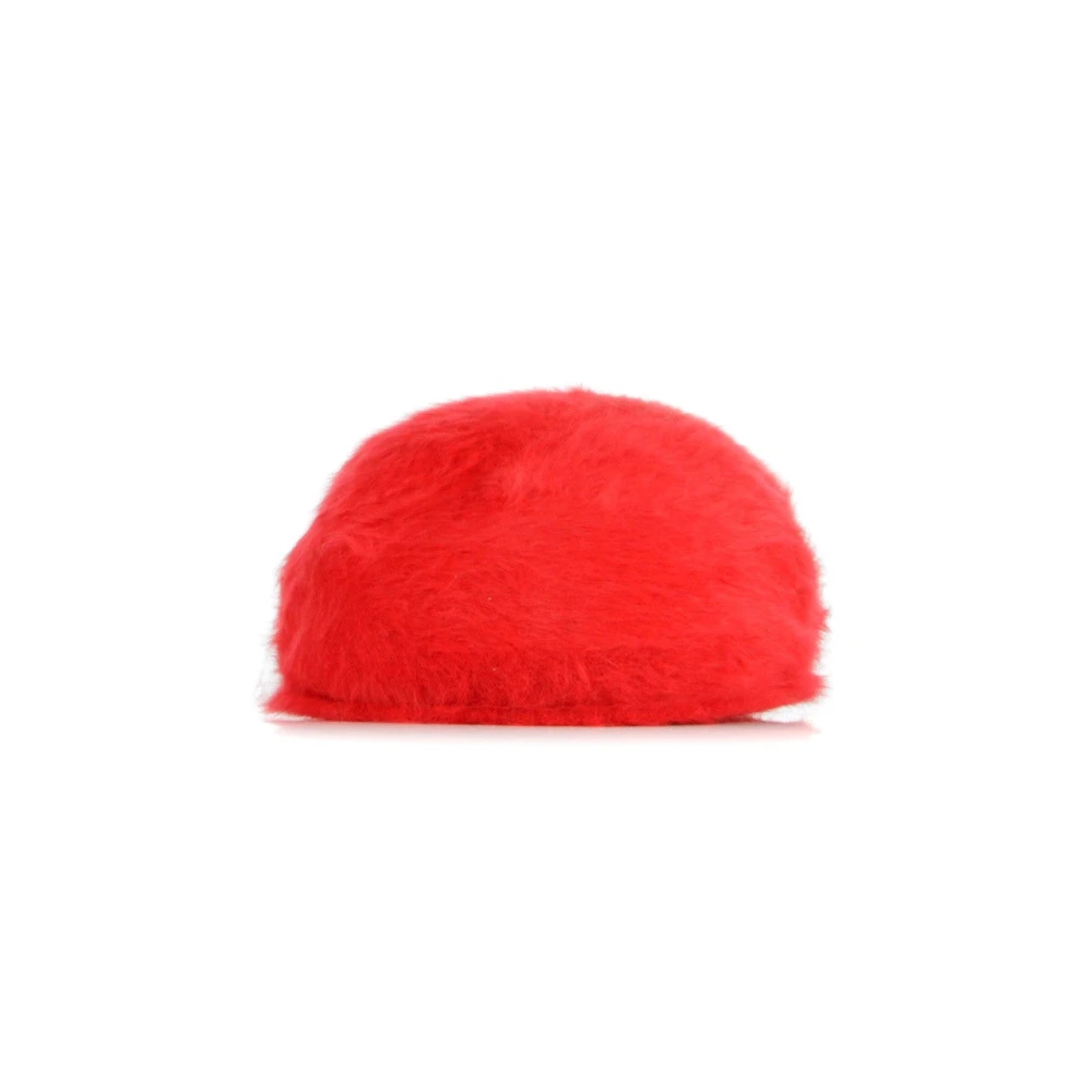 Kangol Scarlet Bont Platte Pet Red Heren
