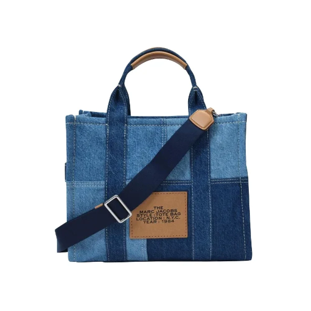 Marc Jacobs Pre-owned Cotton totes Blue Dames