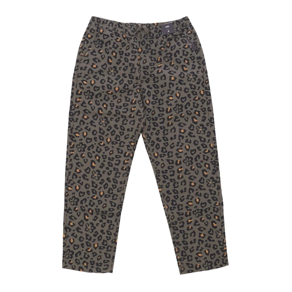 Vans Gedrukte relaxte broek met zakken Brown Dames