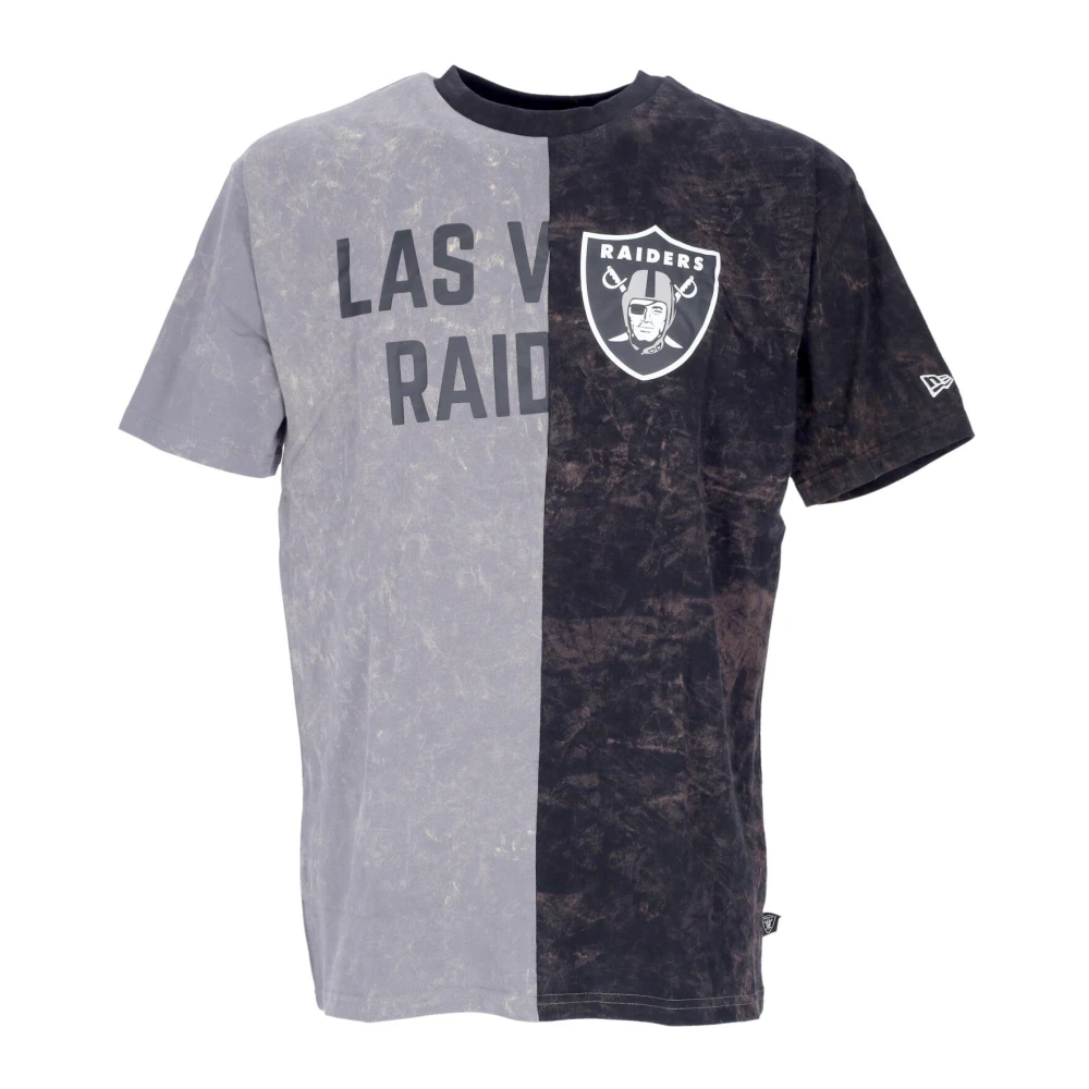 New era Lasrai Storm Grafische Tee Viering Gray Heren