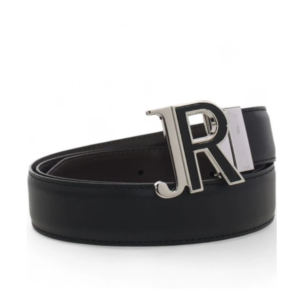 John Richmond Herenriemen Black Heren