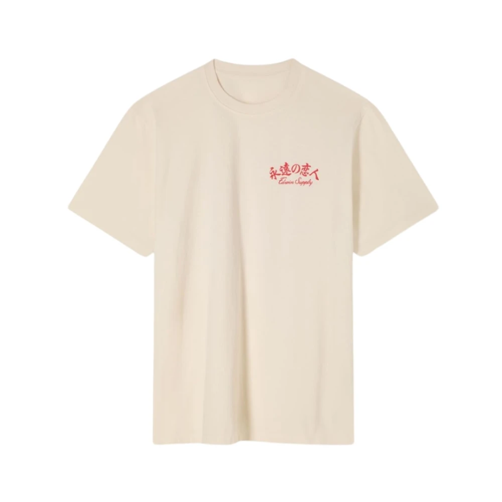 Edwin - Tops > T-Shirts - White - Edwin - Modalova