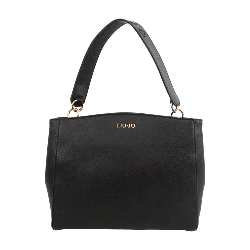 Liu Jo Zwarte Aktetas Elegante Stijl Black Dames