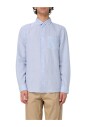 chemise-bleue-en-coton-a-manches-longues