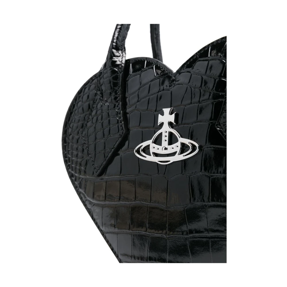 Vivienne Westwood Zwarte Toprits Schoudertas Black Dames