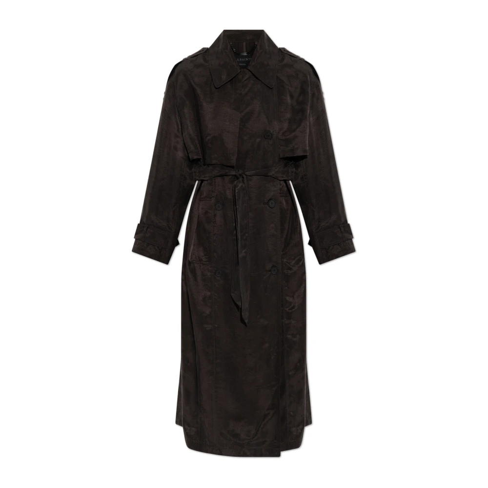 Allsaints Brun Linnie Trench Coat