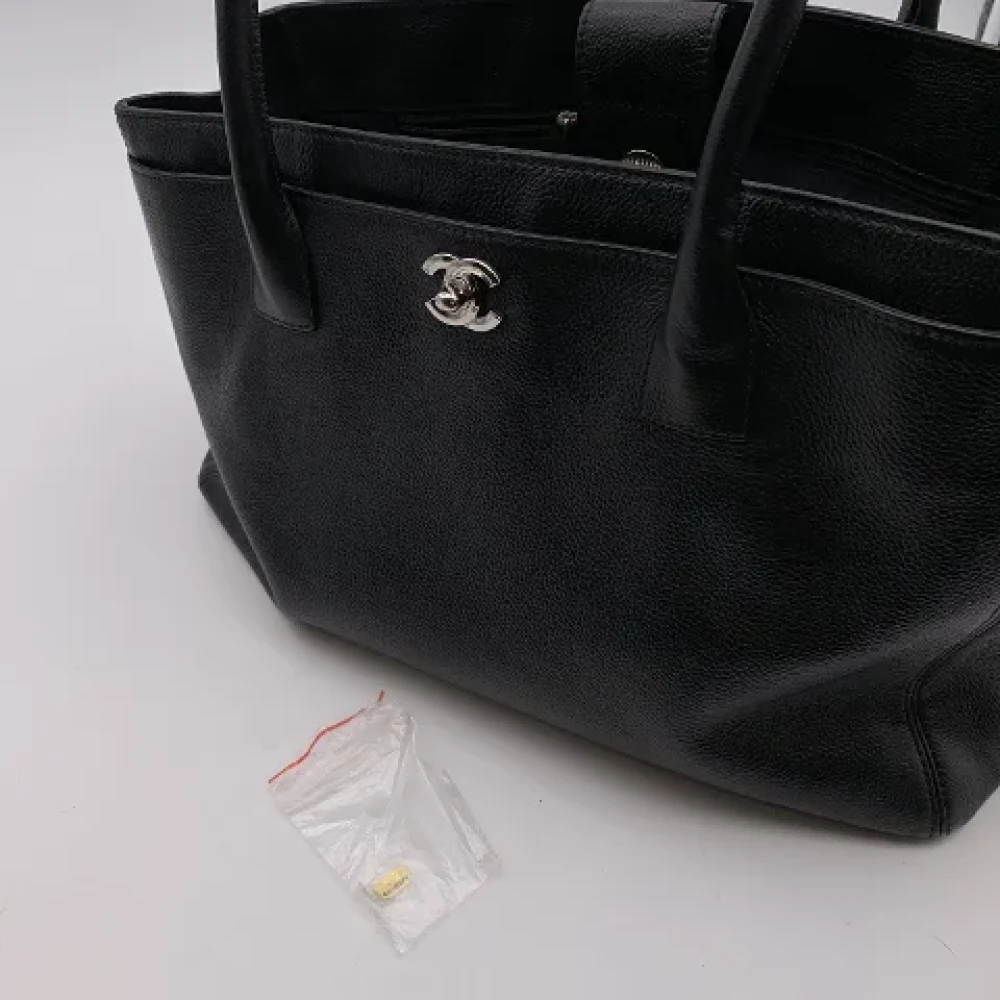 Chanel Vintage Pre-owned Leather chanel-bags Black Dames
