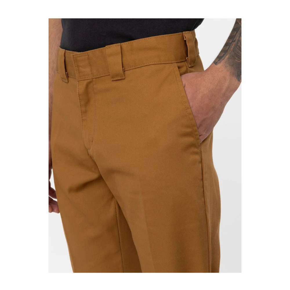 Dickies Slim Fit Chino Stadbroek Brown Heren